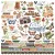 Simple Stories Simple Vintage Woodlands Matrica Cardstock Stickers 12" (30 cm) 1 ív