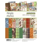 Simple Stories Simple Vintage Woodlands Papírkészlet Paper Pad 6"x8" 24 lap