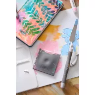   Sizzix Studio textúrázó eszköz – 7,6 × 7,6 cm, szürke (1 db)