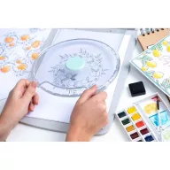   Sizzix  Forgatható stencil- és bélyegző eszköz Stencil & Stamp Tool (1 db)