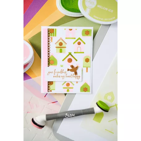 Sizzix Sending Sunshine Sentiments Szilikonbélyegző Clear Stamps (1 csomag)