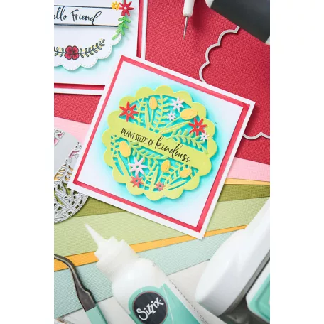 Sizzix Sending Sunshine Sentiments Szilikonbélyegző Clear Stamps (1 csomag)