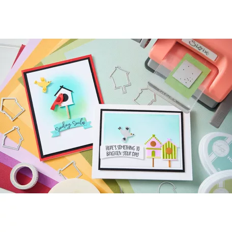 Sizzix Sending Sunshine Sentiments Szilikonbélyegző Clear Stamps (1 csomag)