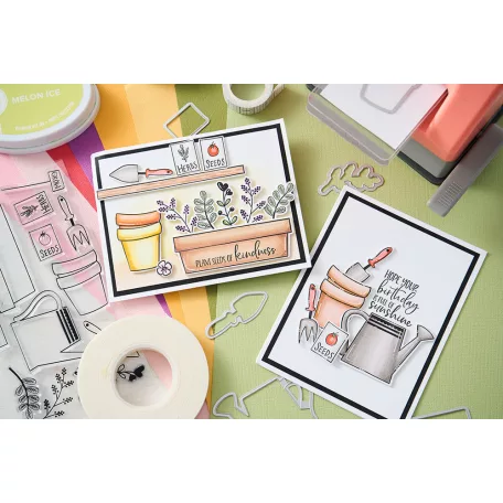 Sizzix Bunny Bits & Blooms #2 Vágósablon Thinlits Die Set  (1 csomag)