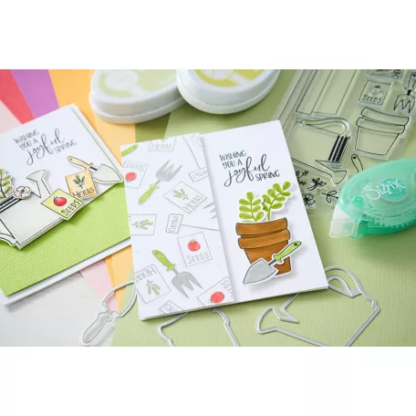 Sizzix Greenhouse Finds Szilikonbélyegző Clear Stamps (1 csomag)