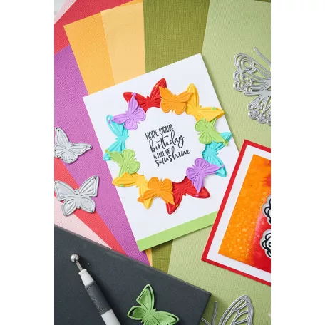 Sizzix Spring Wings Vágósablon Thinlits Die Set  (1 csomag)