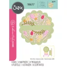 Sizzix Tulips & Blooms Circle Vágósablon Thinlits Die Set  (1 csomag)