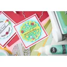 Sizzix Tulips & Blooms Circle Vágósablon Thinlits Die Set  (1 csomag)