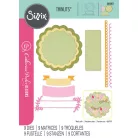 Sizzix Circles, Borders & Banners Vágósablon Thinlits Die Set  (1 csomag)