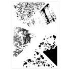 Sizzix Build-a-Burst Painterly Vágósablon, bélyegzővel Framelits Die & Stamps (1 csomag)