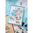 Sizzix Play Time Vágósablon, bélyegzővel Framelits Die & Stamps (1 csomag)