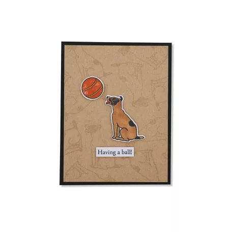 Sizzix Play Time Vágósablon, bélyegzővel Framelits Die & Stamps (1 csomag)