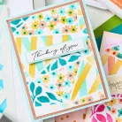 Sizzix Fragmented Floral #2 Stencil Layered Stencil (4 db)