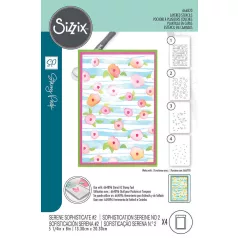 Sizzix Serene Sophisticate #2 Stencil Layered Stencil (4 db)