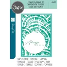 Sizzix Creative Coordinations, Radiance Vágósablon, bélyegzővel Framelits Die & Stamps (1 csomag)