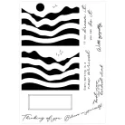 Sizzix Creative Coordinations, Mountain High Vágósablon, bélyegzővel Framelits Die & Stamps (1 csomag)