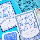 Sizzix Creative Coordinations, Wall Flower Vágósablon, bélyegzővel Framelits Die & Stamps (1 csomag)