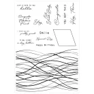 Sizzix Creative Coordinations, Live Wire Vágósablon, bélyegzővel Framelits Die & Stamps (1 csomag)