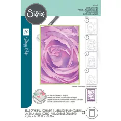   Sizzix Belle of the Ball, Adornmen Stencil Layered Stencil (4 db)