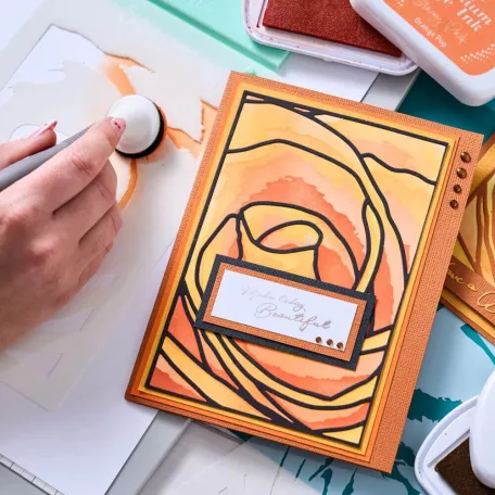 Sizzix Belle of the Ball, Adornmen Stencil Layered Stencil (4 db)