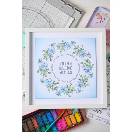 Sizzix Wildflower Botanicals Szilikonbélyegző Clear Stamps (1 csomag)