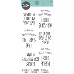   Sizzix Sending a Little Love Set Szilikonbélyegző Clear Stamps (1 csomag)