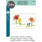 Sizzix Creative Coordinations, Rainy Day Feeling Vágósablon, bélyegzővel Framelits Die & Stamps (1 csomag)