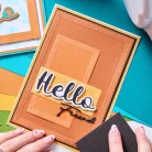 Sizzix Fanciful Reversed, Renee Deco Rectangles Vágósablon Framelits Die Set  (1 csomag)