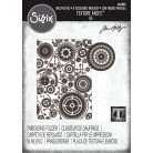 Sizzix Vault Gears Domborító mappa Tim Holtz Multi-Level Textured Impressions (1 db)