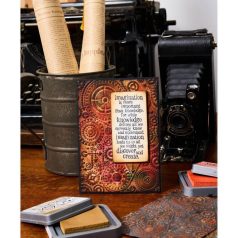   Sizzix Vault Gears Domborító mappa Tim Holtz Multi-Level Textured Impressions (1 db)