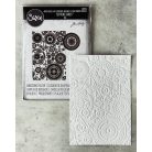 Sizzix Vault Gears Domborító mappa Tim Holtz Multi-Level Textured Impressions (1 db)