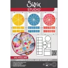 Sizzix Artist Tools Szilikonbélyegző és Stencil Clear Stamps & Stencil (1 csomag)