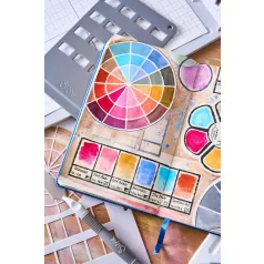   Sizzix Artist Tools Szilikonbélyegző és Stencil Clear Stamps & Stencil (1 csomag)