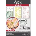 Sizzix Western Szilikonbélyegző és Stencil Clear Stamps & Stencil (1 csomag)
