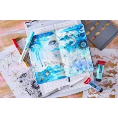   Sizzix Dreamscape Szilikonbélyegző és Stencil Clear Stamps & Stencil (1 csomag)