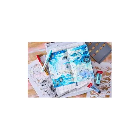 Sizzix Dreamscape Szilikonbélyegző és Stencil Clear Stamps & Stencil (1 csomag)