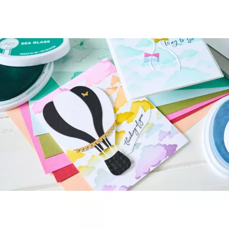 Sizzix In the Clouds Stencil Layered Stencil (4 db)