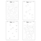 Sizzix In the Clouds Stencil Layered Stencil (4 db)