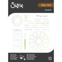   Sizzix Swatch Cards Szilikonbélyegző Clear Stamps (1 csomag)