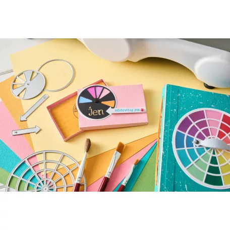 Sizzix Rainbow Wheels Vágósablon Thinlits Die Set  (1 csomag)