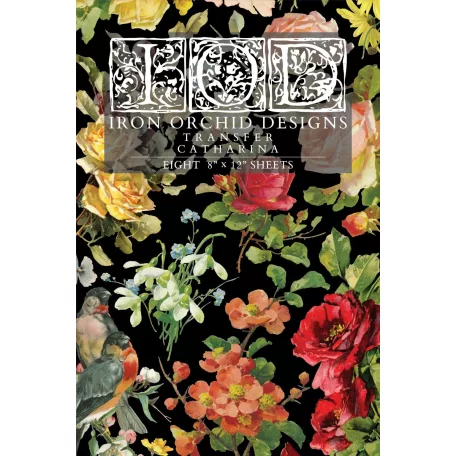 IOD Catharina Transzfer fólia 8"X12" (20x30 cm) IOD Decor Transfer (8 ív)