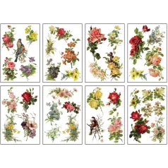   IOD Catharina Transzfer fólia 8"X12" (20x30 cm) IOD Decor Transfer (8 ív)