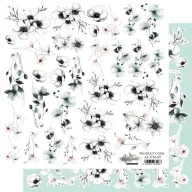   Alchemy of Art Kivágóív 12" (30 cm) In the Morning Flowers Art Alchemy Double-sided paper (1 ív)