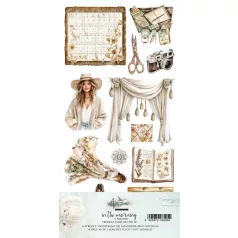   Alchemy of Art Kivágóív 6"x12" (15cm x 30 cm) In the Morning Extras to Cut Set (1 csomag)