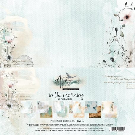 Alchemy of Art Papírkészlet 12" (30 cm) In the Morning Paper Collection Set (6 lap)