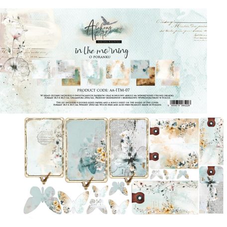 Alchemy of Art Papírkészlet 12" (30 cm) In the Morning Paper Collection Set (6 lap)