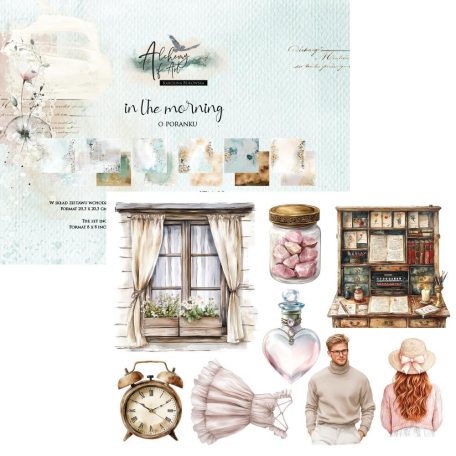 Alchemy of Art Papírkészlet 8" (20 cm) In the Morning Paper Collection Set (12 lap)