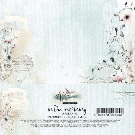 Alchemy of Art Scrapbook papírkészlet 6" (15 cm) In the Morning Paper Pad (24 lap)
