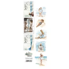   Alchemy of Art Kivágóív 30cm x 5cm Memories from the Trip Extras to Cut (1 ív)