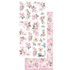   Alchemy of Art Kivágóív 6"X12" (15x30 cm) Memories from the Trip Flowers Double-sided paper (1 ív)